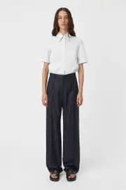 Blaise Cotton Fitted Shirt in Ice Blue - CAMILLA AND MARC® C&M