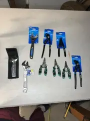 Hart & Kobalt Tool Lot – Wrenches, Pliers, Wire Strippers – 10pc New