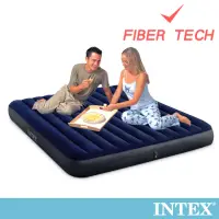 在飛比找momo購物網優惠-【INTEX 原廠公司貨】經典雙人特大_新款FIBER TE