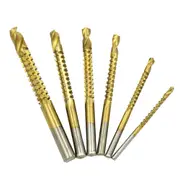 2Set 6 PCS/Set High Speed Steel Straight Shank Twist Drill Bit for Drilling Metal, Wood and Plastics