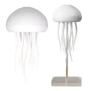 LED Smart Jellyfish Night Light Voice Control Type-C Charging Flexible Tentacles