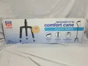 NIB Lightweight Tri-Tip Comfort Cane 250lb rating Easy Assembly *