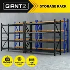 Giantz Garage Shelving 4M Length Warehouse Rack Racking Storage Shelves Steel