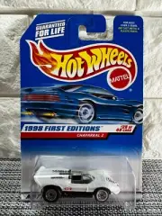 Hot Wheels 1998 First Editions #28 of 40 Cars Chaparral 2 Collector #669 White
