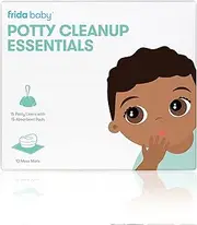 Frida Baby Potty Cleanup Essentials | Leak-Proof Potty Liners and Disposable Floor Pads for Potty Training