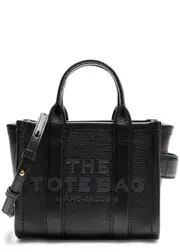 Marc Jacobs The Tote Micro Leather Tote - Black One Size