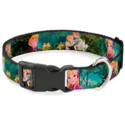Buckle-Down Plastic Clip Collar - Anna & Hans/Anna & Kristoff Poses - 1.5" Wi...