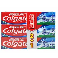 在飛比找蝦皮商城優惠-Colgate 高露潔 三重功效牙膏(160gx3入)【小三