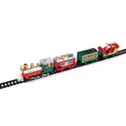 Christmas Electric Rail Car Building Block Track Toy Brick Train New Years Gi CR