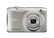 Nikon Digital Camera COOLPIX A100 Silver 20.05MP Free Ship w/Tracking# New Japan