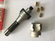 1pcs R8-FMB22 Shank +400R 50mm Face End Mill CNC Cutter + 4pcs APMT1604 inserts