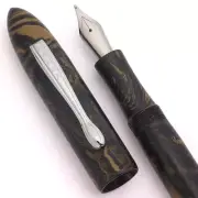 Ranga 8B Torpedo Premium Ebonite Fountain Pen - Stone, JoWo #6 Nibs, C/C (New)