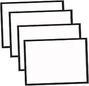 Levemolo 4Pcs Self Adhesive Magnetic Photo Frames for Art Display Picture Frames for Paintings Photos and Posters Convenient Wall Mount