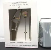 New Williams Sonoma Toolkit for FISH COOK Scaler Tester Tweezer Gift Quality