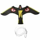 Black Flying Hawk Kite Bird Scare For Garden Scarecrow Yard House Home Décor