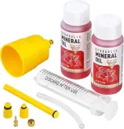 Brake Bleed Kit for Shimano Hydraulic Brakes, Brake Fluid Mineral Oil 120ml ...