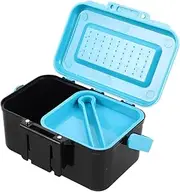 Box Waist Hanging Bait Box with Secure Clip Design Portable Fishing Bait Holder for Worms and Red Worms Multi Functional Tackle Organizer for Kayak Fishing Gear