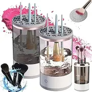 Electric Cosmetic Brush Cleaner, Cosmetic Brush Cleaner, Makeup Brush Cleaner Machine, Cosmetic Cleaner, Cozyluna Brush Cleaner (A+B, Charging Type)