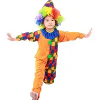 在飛比找Yahoo!奇摩拍賣優惠-現貨299起售*萬圣節服裝化妝舞會表演服裝兒童小丑服裝衣服兒