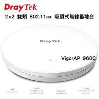 在飛比找Yahoo!奇摩拍賣優惠-居易科技 DrayTek Vigor AP960C 2x2 