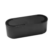 D-Line Cable Tidy Unit Cable Management Box - Small (Black)