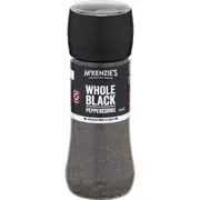 McKenzie's Whole Black Peppercorns Grinder 200g