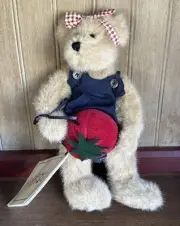 BOYDS PLUSH BEAR SERENDIPITY WISHKABIBBLE AND THE GIANT TOMATO 10" NWT