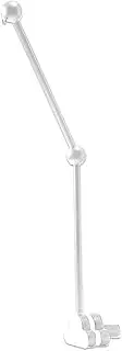 Wooden Mobile Crib Arm, 27In Wall Mounted Baby Nursery Decor with Extension, Baby Crib Accessories with Anti Slip Clamping Siliconegasket, Wooden Mobile Hanger for Bed Bell Bracket, Nursery Decoratio