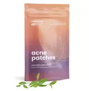 Hydrocolloid Acne Pimple Patches Overnight Spot Cover Remover 2 Sizes, 48 Count