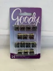 2015 Goody 14 micro claw clips 41314 Y2K Hair New