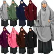 Overhead Abaya Islamic Women Prayer Caftan Khimar Muslim Dress Kaftan Robe Niqab