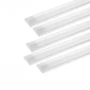 5X 3FT 90cm LED Batten Tube Light Garage Workshop Ceiling Panel Light Bright 30W