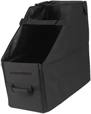 Frediuo Folding Bike Storage Box Transport Case Sturdy Car Trunk Box Save Space Accessories Dustproof Foldable Bicycle Organizer, S