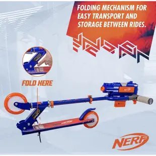 有貨不用等 超好玩 小孩看到會瘋Nerf 滑板車兼發射器Blaster Scooter 2.0最新第2代滑板車 電動連發