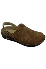 Alegria Leather Adjustable Backstrap Clogs Myrtle Peaceful Easy