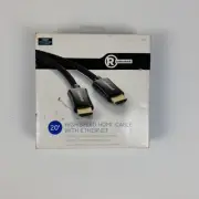 Radioshack 20ft High Speed Hdmi Cable With Ethernet Brand New