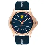Scuderia Ferrari Silicone Blue Dial Men's Watch - 830671