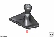 Genuine BMW M3 G80 G82 M4 6-Speed Leather Shift Knob With Boot 25118097174
