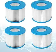 Pack of 4 Filter VI, Filter Cartridges VI for Pool Filter Pool Type VI Filter VI for Pool Replacement Whirlpools Filter Cartridges Accessories for Best-Way, Lay-Z-Spa Palm Springs Vegas