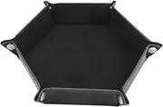 Dice Tray,Hexagon Dice Tray - Hexagon Dice Tray and Storage, Portable Board Game Storage Bowls for Family, Friends, Dice Games Like RPG,