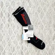DISSENT GFX Compression Hybrid DLX Wool Socks Size XL Black Red
