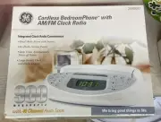 Vintage NEW GE Cordless Bedroom Phone AM/FM Clock Radio 26980GE1 RARE