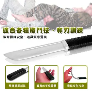 【輝武】武術用品-台灣製造-仿真刀重量，訓練用匕首造形塑膠假刀 (5.3折)