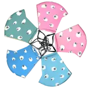 Face Mask Washable Reusable Cotton 3 Layers