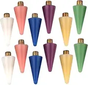 FOMIYES 12pcs Nail Art Wax Picker Tips Dual-ended Dotting Pen Colors for Easy Gem Application for Nail Art and Special Occasions