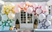 163Pcs Daisy Balloon Garland Arch Kit with White Daisy Flower Reusable UX