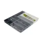 10pc Joseph & Joseph Grey Blox Drawer Spoon/Fork Utensil Organiser Storage Set