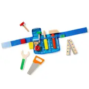Melissa & Doug Deluxe Tool Belt Set Kids/Childrens Interactive Play Toy 3y+