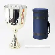 7 Inch Handheld Crystal Chalice, 432Hz Quartz Singing Bowl, With Carry Case And Striker, For Stress Relief, Buddhist Sound Therapy(F Note)