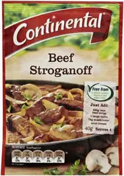 Continental Beef Stroganoff Recipe Base 40gm x 1